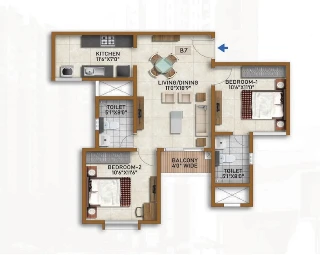 Birla Courtyard Floor Plan